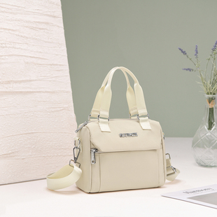 索亚特手提包休闲女包轻便尼龙布单肩包简约小方包时尚斜挎包潮