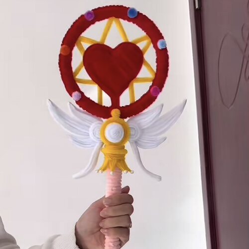 爱心翅膀仙女魔法棒手工diy材料包创意礼品氛围感拍照道具送闺蜜