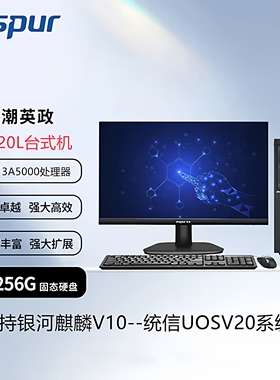 浪潮(inspur)CE520L国产电脑台式机龙芯3A5000麒麟/统信 测试机