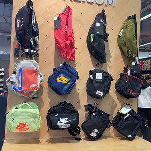 NIKE耐克单肩包男2025新款休闲运动包斜跨包小包女CW9300-010