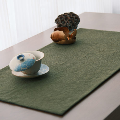 清山记手工茶席寻野茶桌垫