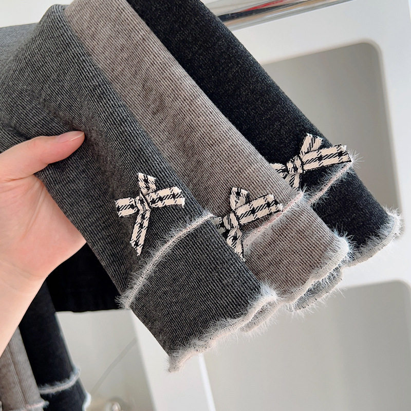 女童打底裤春秋新款加绒加厚保暖裤子宝宝薄款秋装儿童长裤子