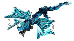 乐高 lego 幻影忍者 71754 水龙 杀肉 净水龙 无人仔 含说明书