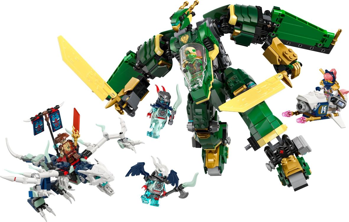 乐高 lego 幻影忍者 71845 劳埃德的变形机甲 套装拆出 全新人仔