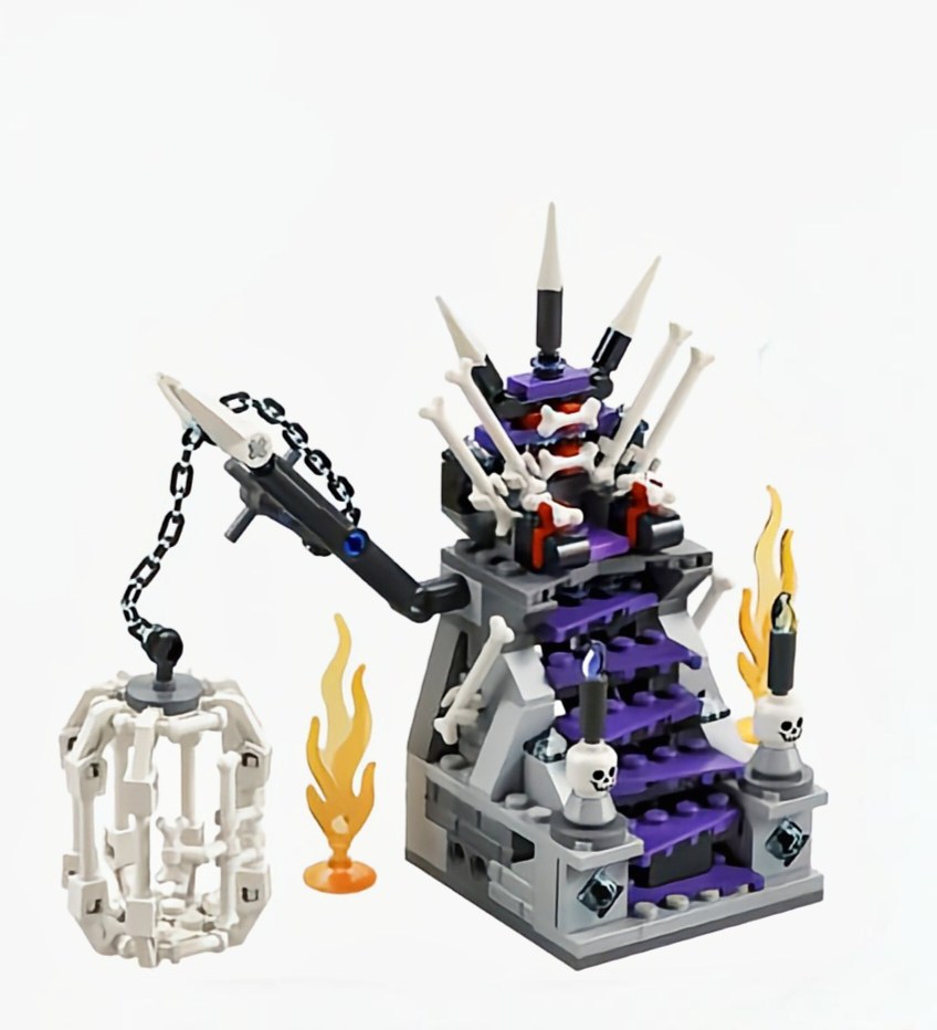 乐高 lego 悟空小侠 80034 白骨夫人王座骷髅囚牢 杀肉 净王座图片