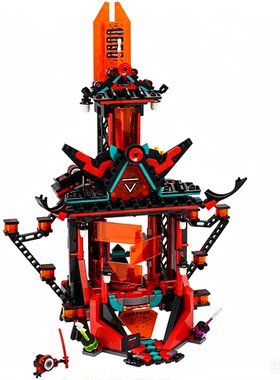 乐高 lego 幻影忍者 71712 帝国疯狂神殿 杀肉 净神殿 无人仔