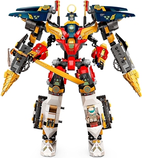 乐高 lego 幻影忍者 71765 超级组合机甲 杀肉 净机甲 无人仔