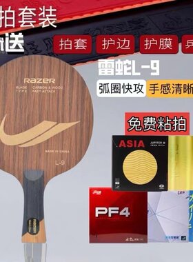 Razer乒乓球拍碳素底板DIY套餐