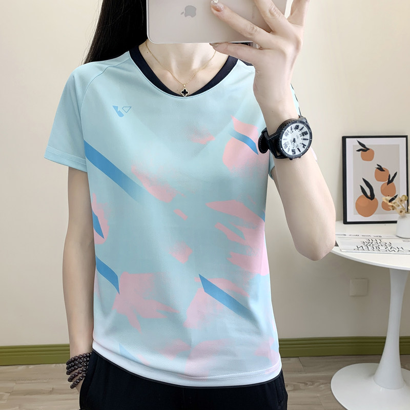 速干衣女时尚轻薄运动T恤短袖服
