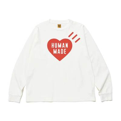 日本代购HUMAN MADE “DAILY”系列圆领LOGO长袖T恤