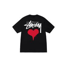 现货日本STUSSY斯图西Stock Heart平凡的心脏短袖T恤男女款23ss
