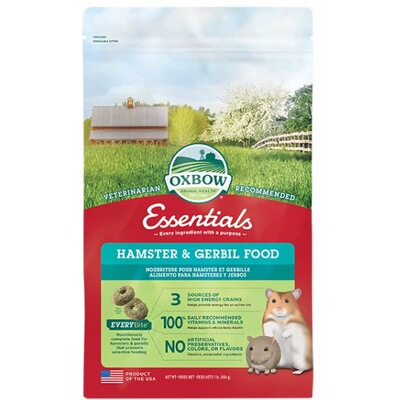 美国OXBOW爱宝仓鼠粮爱宝草圈无糖高纤维合成粮金丝熊粮侏儒鼠粮