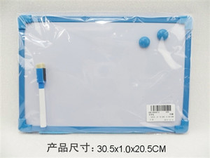 可擦写字板儿童磁性小白板20*30挂式可移动黑白板挂式家用