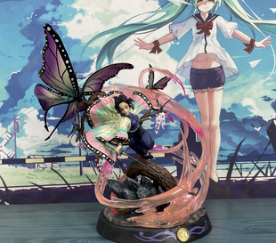 鬼灭之刃 GK 魔方蝴蝶忍 虫柱蝴蝶 1/6共鸣 限量雕像飞姿手办摆件