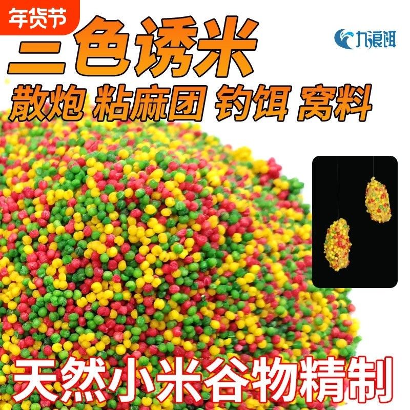 钓鱼三色米麝香米打窝米野钓饵料酒米纯小米鲫鱼鱼饵鲤鱼鲫鱼窝料,户外/登山/野营/旅行用品,活饵/谷麦饵等饵料,淘宝优惠券,粉丝福利购,淘宝优惠卷