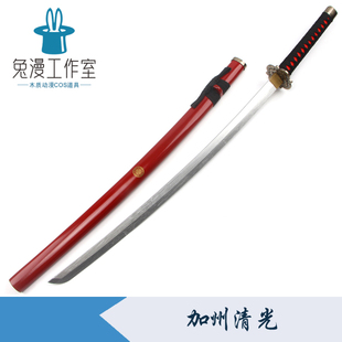 刀剑乱舞加州清光cos刀动漫周边玩具武器服装道具小狐丸鸣狐木刀