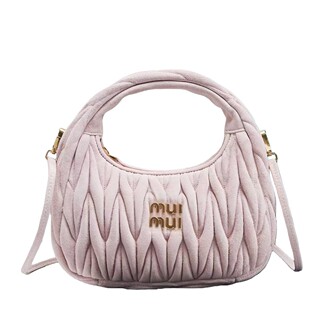 热卖 小羊皮手袋纹理褶皱单休闲通勤肩包聚会感百搭斜挎包 2025新款