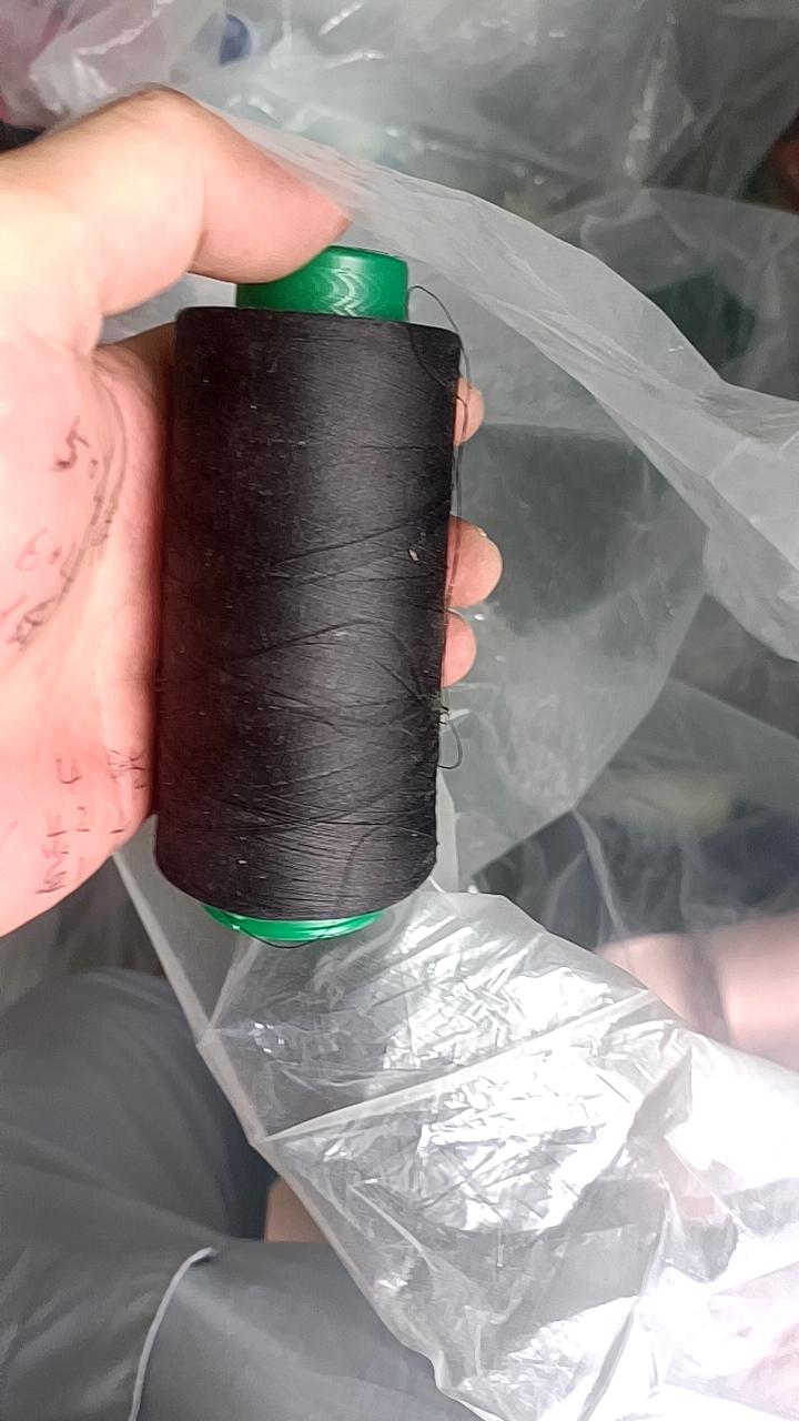 一斤AE缝纫线602细线真丝薄布料用线品牌线黑色缝纫线进口满包邮