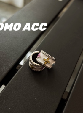 199新款自制老花高级感滴釉气场十足欧美大牌范儿耳钉