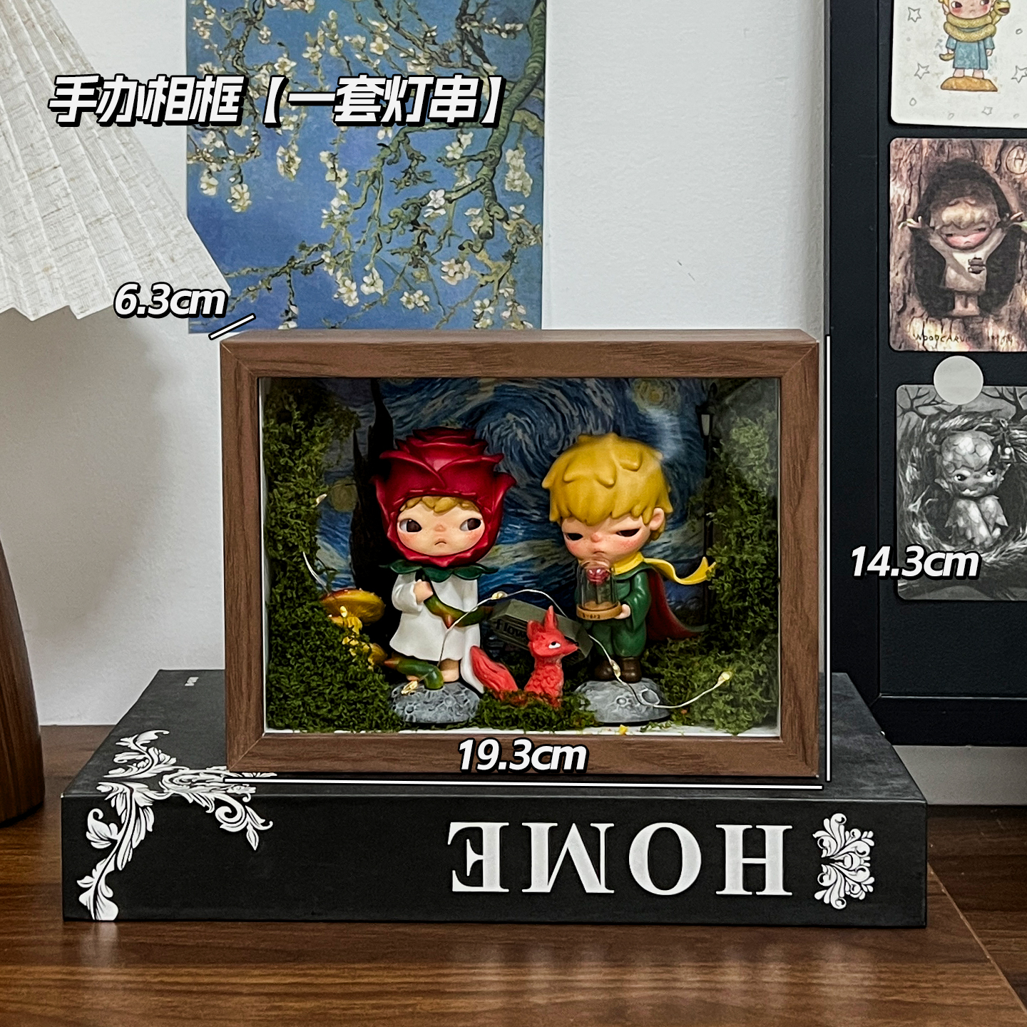 盲盒收纳展示架透明防尘造景展示