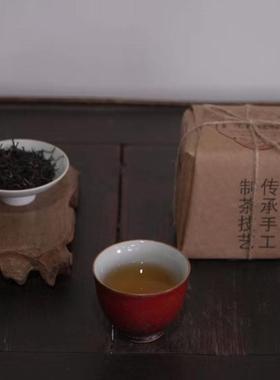2025年杭州白头红茶叶非遗传承人九曲红梅红茶一级125g古法方包装