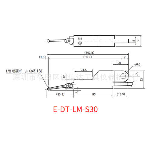 日本原装ACCRETECH东京精密E-DT-LM-S30检测器探测器测微计测定子
