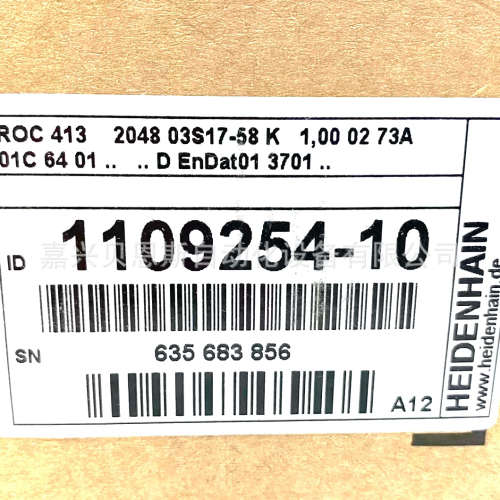 ROC413 2048 03S17-58 ID1109254-10/12海德汉绝对式旋转编码器