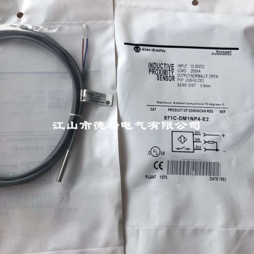 美国AB罗克韦尔接近开关传感器871C-DM1NN4-E2  871C-DM1NP4-E2