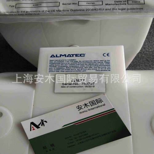 阿迈得ALMATEC气动隔膜泵PTFE材质输送泵E10TTT