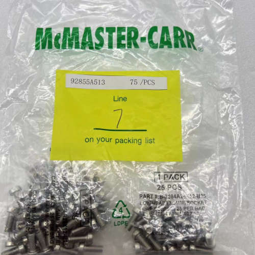 优惠供应MCMASTER圆柱头螺丝快插接头91292A108