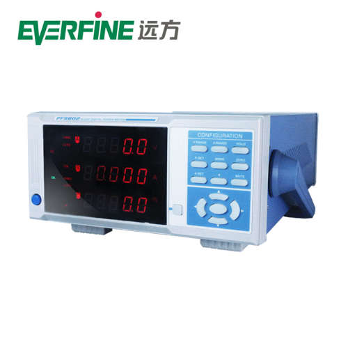 Everfine/远方功率计PF9802智能电量测试仪交直流电参数测量仪