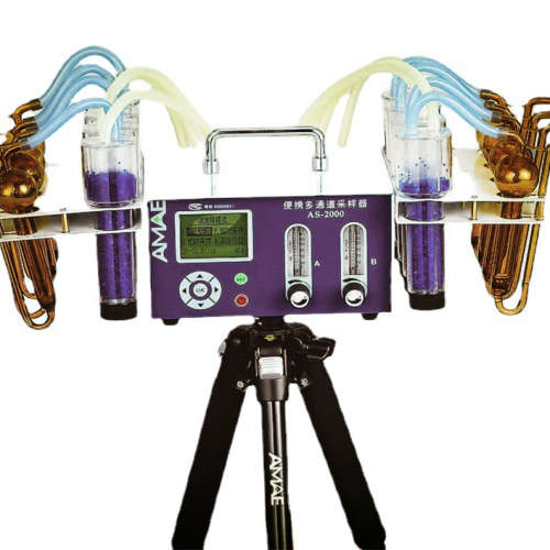 供应AS-2000矩阵式8通道大气采样器0~600mL/min 八通道采样器