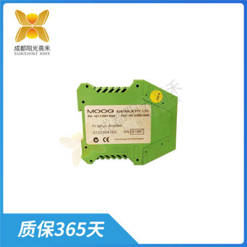 G122-824-002 MOOG 高精度、高速性能、多种输出选项、可编程性