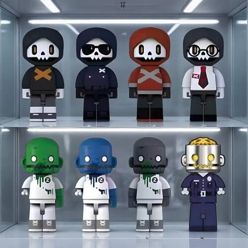 正版MR.BONE 骨头先生mini二代末世求生系列潮玩盲盒摆件节日礼物