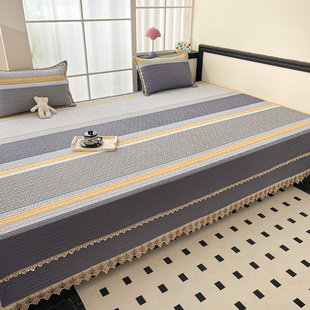 定制榻榻米垫单全棉床盖加棉绗缝床单纯棉炕罩防滑土炕盖四季通用