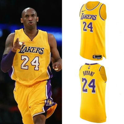 耐克科比洛杉矶湖人标志版AU球衣