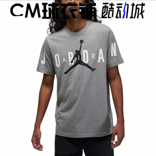 JORDAN休闲运动印花圆领短袖T恤