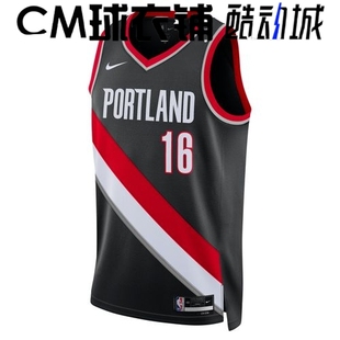 球衣DN2020 SW球迷版 021 NIKE耐克杨瀚森开拓者标志版 酷动城正品