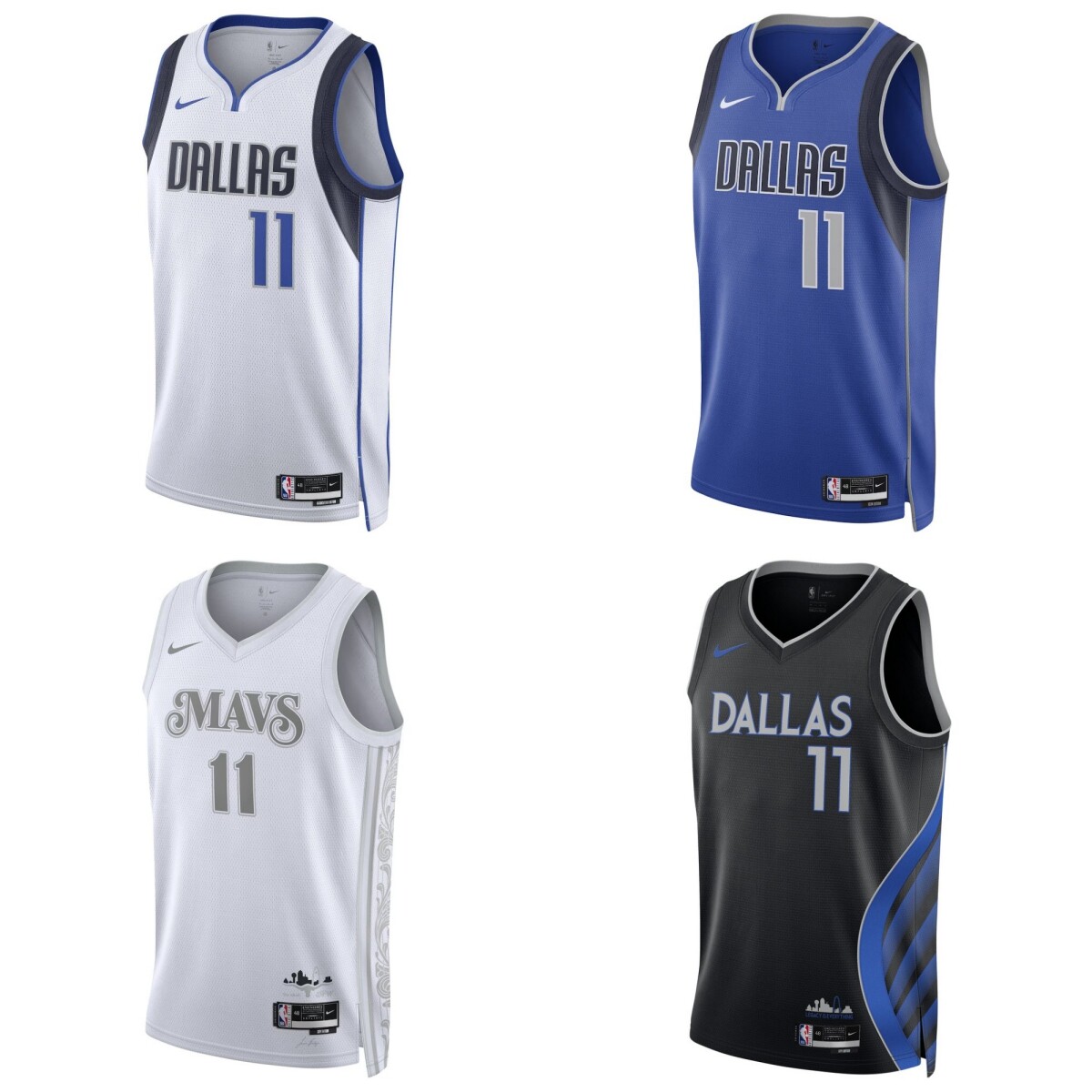 酷动城NIKE耐克男子欧文独行侠篮网11号SW球迷版球衣篮球背心