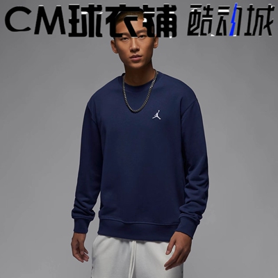 JORDAN男子针织印花毛圈套头卫衣