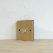2024新款 海洋板 复古时尚 有条 木质墙壁开关插座 创意86型面板