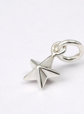 三沐饰家FIRST ARROWS FA五角星吊坠925纯银星星单坠潮流手工银饰