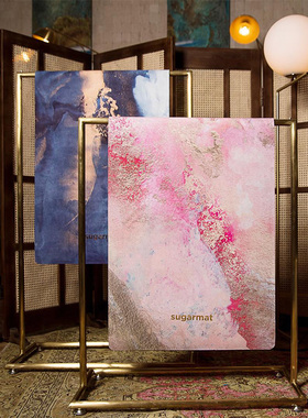 Sugarmat艺术瑜伽垫天然橡胶仿麂皮绒面安全防滑健身垫女士舞蹈垫