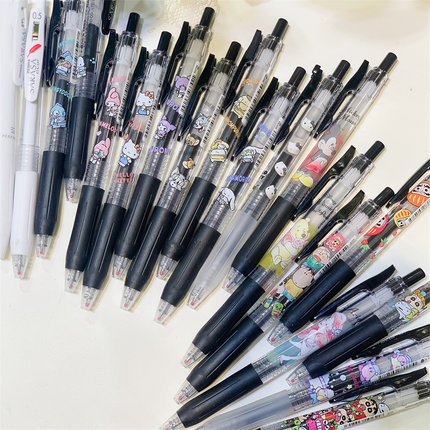 斑马按动刷题黑色笔联名款间谍过家家 酷洛米 HelloKitty 帕恰狗