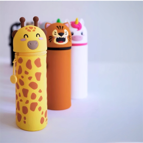 legami意大利创意小动物硅胶笔袋笔筒大容量学生可爱文具多功能