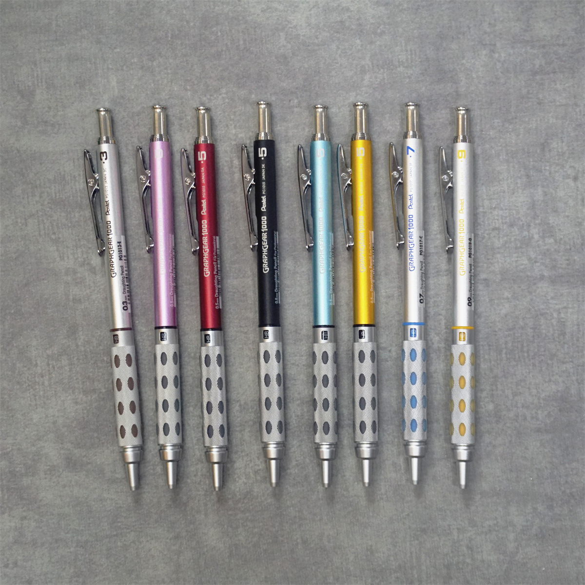 派通金属自动铅笔低重心pg1000绘画绘图制图素描画画手绘建筑设计