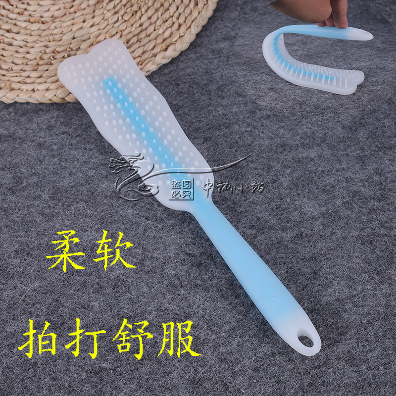 经络拍拍痧板手掌保健按摩器锤健康拍打软胶捶背健身敲打棒槌家用