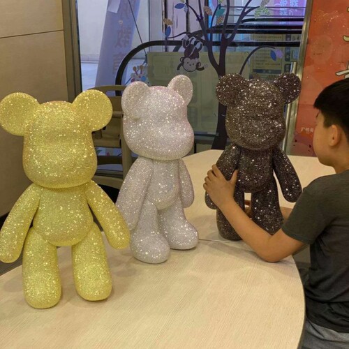 53厘米手工diy贴钻熊送女生节日