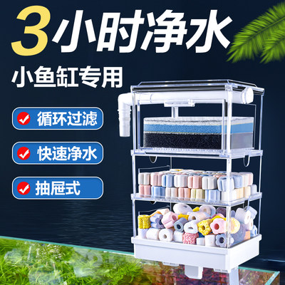 小鱼缸专用滴流盒过滤器