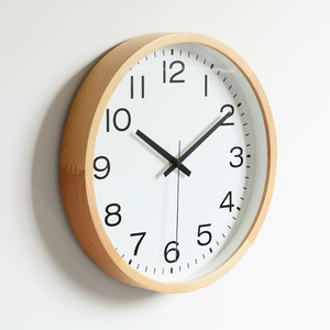 日式简约挂钟音圆形时钟